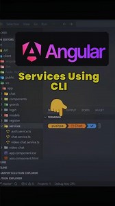 Angular Hack: Instantly Create ServiceLike a Pro! #short #angular #service #angular19 #angular20