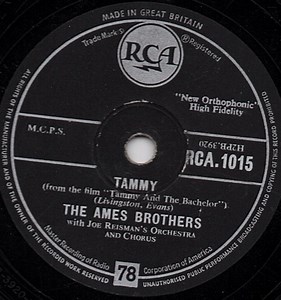 The Ames Brothers With Joe Reisman's Orchestra and Chorus - Rockin' Shoes / Tammy