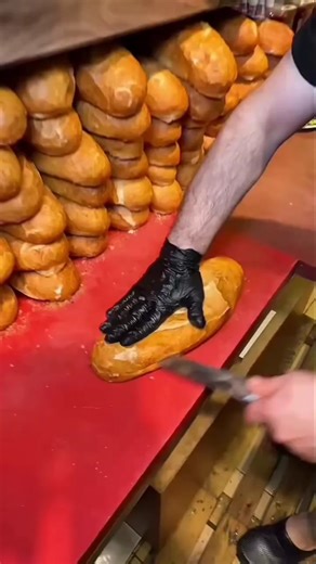 Bakery Bread Cutting That Feels So Good to Watch #food #shorts