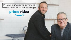 55K views · 679 reactions | Award-winning musicians and storytellers Mark Lowry & Andrew Greer invite their favorite artists, authors and thinkers to talk around the dinner table on a variety of topics. Watch Season 2 of Dinner Conversations today on Prime Video! https://www.amazon.com/dp/B07Q2DPR5C | Dinner Conversations with Mark Lowry and Andrew Greer | Facebook
