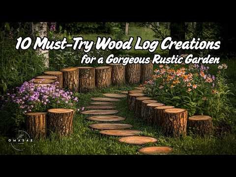 Rustic Charm Alert! Wood Log DIYs You’ll Wish You Tried Sooner 🌿🔥