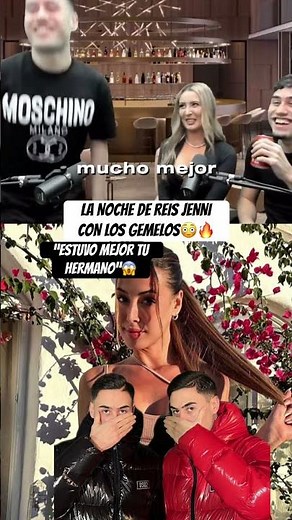 REIS JENNI'S CRAZY NIGHT WITH THE TWINS AND SHE LET THIS GO...😳🔥#reisjenni #zonegemelos #roulette...