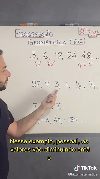 Progressão Geométrica: Conceitos e Exemplos