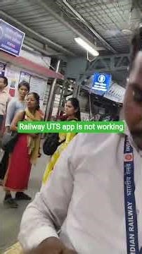 Railway UTS app is not working #railwaynews #railway #railwaycomplaint #indianrailways
