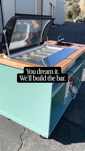 Sam & Gina Ridgley | If you can dream it, we can build it. This gelato cart is just one example of what a custom mobile bar can be. From coffee carts and... | Instagram