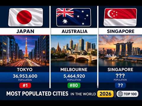 Most Populated Cities 2026 | Global City Rankings