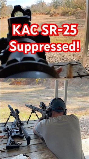 SR-25 K7 suppressed with KAC 7.62 QDC #shorts #train #convention