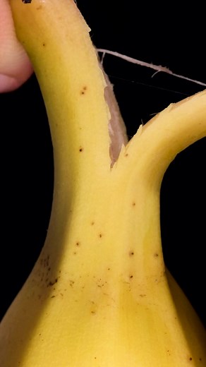 Close-Up ASMR Banana Peeling Experience