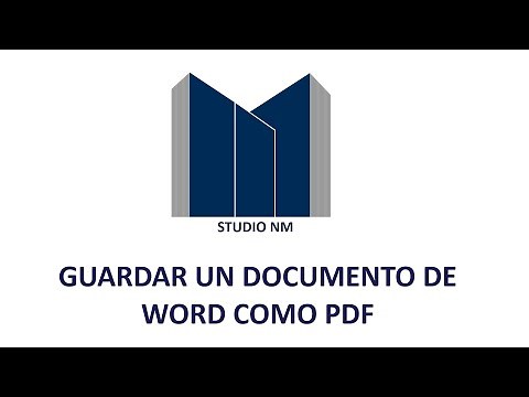 GUARDAR ARCHIVO DE WORD COMO PDF | OFFICE 365 | 2024