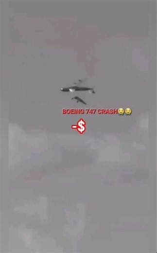 Boeing 747 crash😭😭 #rcairplane #aviation #rcplane