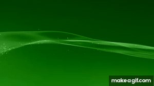 PS3 XMB Wave Green on Make a GIF
