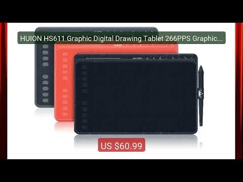 HUION HS611 Graphic Digital Drawing Tablet 266PPS Graphics ... — Top Pick 2026 | Unbeatable Price!