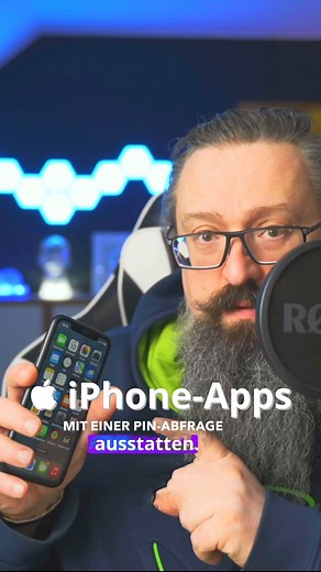 Verseh' deine  iPhone Apps mit einer Pin-Abfrage, damit keiner das ausspioniert! #freenet #citygaleriesiegen #iphonehack #iphonetippsundtricks #iphonetips #iphonetricks #appletip #appletips #appletrick | freenet