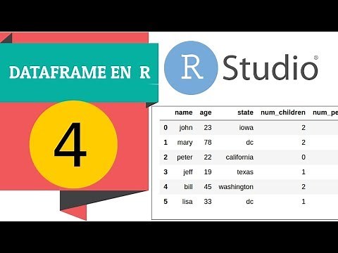 4 - Crear y Manipular DataFrames en R-Rstudio - Using the Data Frame in R