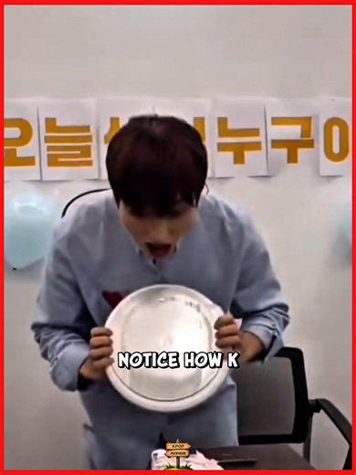 why kpop idols always drop their cake?