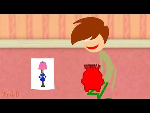 blue's clues drawing 3 clues: the wrong shirt