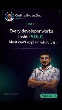 Every developer works inside SDLC. Most can't explain what it is #sdlc #coding #programming