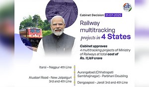 Cabinet Approves Four Rail Multitracking Projects Across Six States