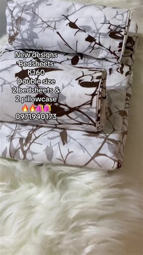 Buy Stylish Double Size Bedsheets in Lusaka