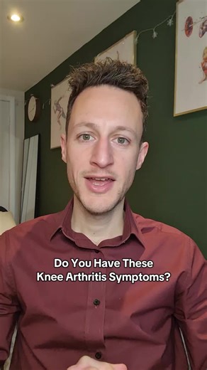 5 signs you might have knee OA 👇 Stiff after sitting. Pain eases once moving. Using stairs/chairs differently. Avoiding things you enjoy. Legs feeling weaker over time. Recognising it early makes management easier. Ultimate OA Guide — link in bio. #Osteoarthritis #KneePain #OAadvice #JointPainHelp #GenuinePhysio