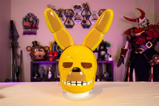 Spring Trap Bonnie 3D Printed Five Nights at Freddie's Helmet - Etsy