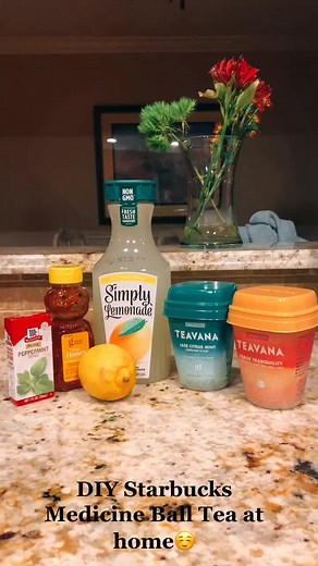 DIY Starbucks Medicine Ball Tea Recipe