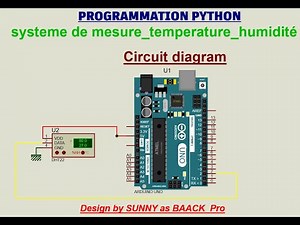 Température et humidité relative avec DHT22, Arduino en Langage Python