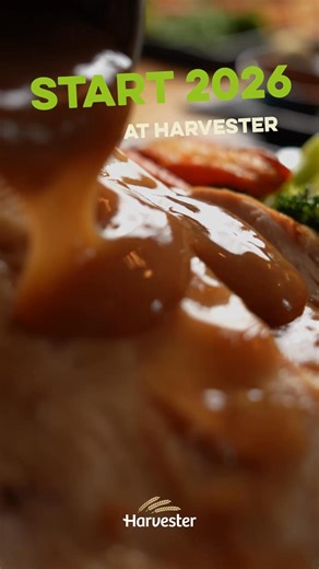 Start 2026 the right way at Harvester. From the grill to our famous salad bar, there’s something for everyone to enjoy. Bring the family and ring in the new year together. | Harvester