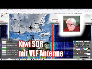 Kiwi SDR online mit echter VLF Antenne ► Antenna Switch ► Test MSF 60 kHz ► U-Boot 23.4 kHz DHO38