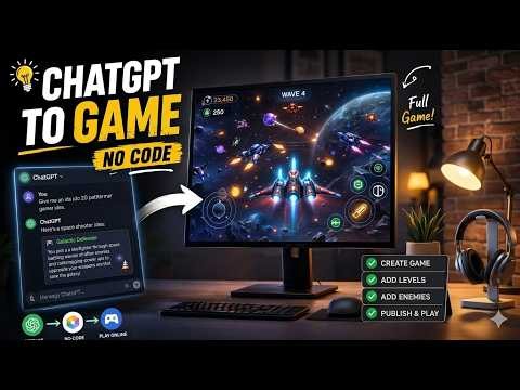 🚀 ChatGPT Built This Space Shooter Game in 10 Minutes!