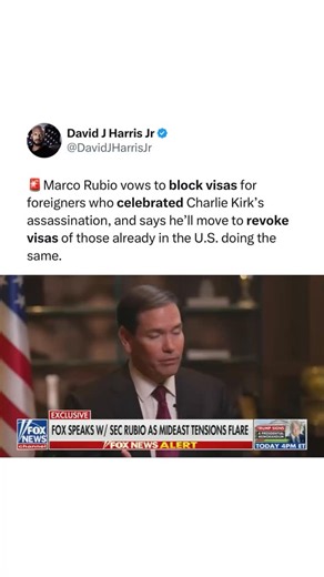 Actions have consequences. America doesn’t need people who glorify evil. | David J Harris Jr.