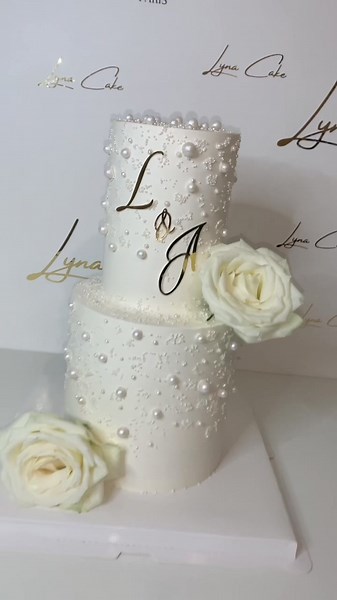 L & A 💍 Wedding Cake in Paris | Fiançailles Gateau Hlel
