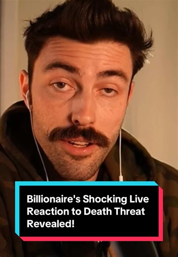 Billionaire's Shocking Live Reaction to Death Threat Revealed! #billionaire #threat #podcast #iancarroll #reactions
