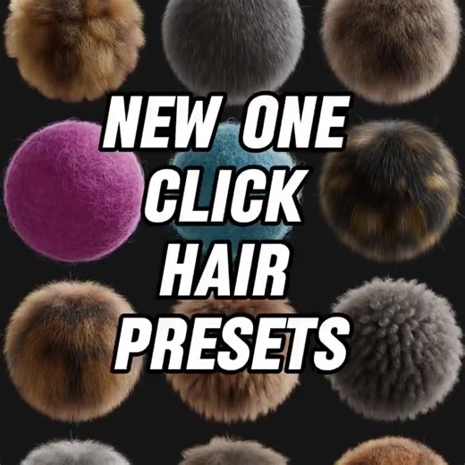 Sanctus Library, an extensive collection of procedural materials for Blender, received an update with a new pack of hair and fur presets. Download: https://80.lv/articles/check-out-these-hair-fur-assets-added-to-sanctus-library | 80 Level