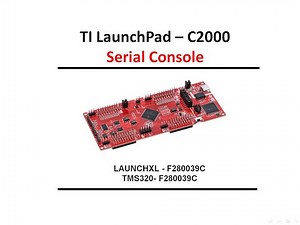 TI C2000 Serial Console in CCS 20.4
