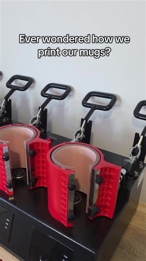 a little behind the scenes action of how we sublimate our mugs #mugpress #sublimation #valentinesday #tutorial #smallbusiness