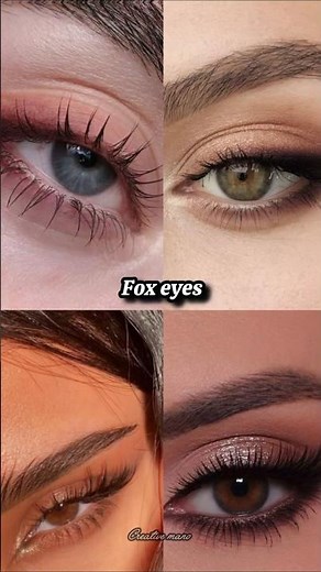 Types of Eyes 👁✨ | Which One Do You Have?” #creativemano #eyes #craft #eyemakeup #kfashion