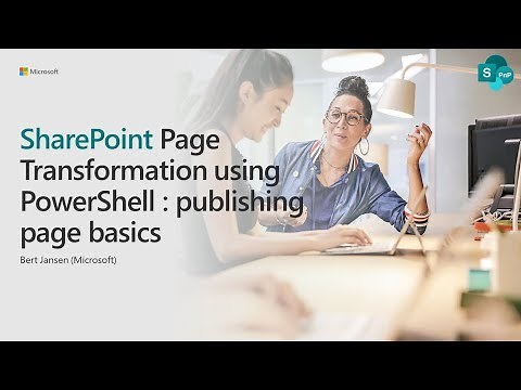 Introduction to publishing Page Transformation using PnP PowerShell