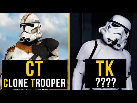 What does TK stand for? Why TK Stormtrooper but CT for Clones? (Deep Lore)
