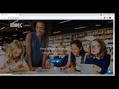 Tutorial para ingresar a la plataforma IBEC Learning