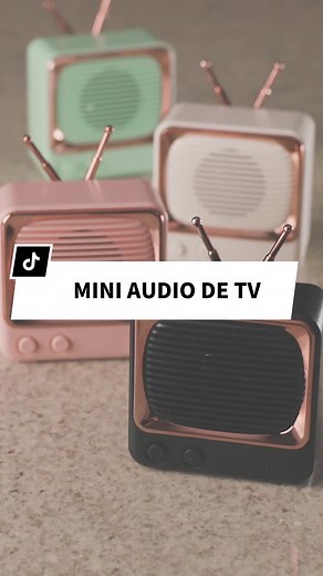 Bocina Vintage que Imita Televisor Antiguo