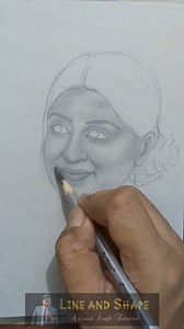 2K views | Grid method in cheating| Portrait Drawing technique ✔️ #art #arttutorial #drawingtutorial | Line and Shape | Facebook