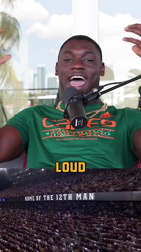 Kyle Field was one of the craziest crowds Wesley's experienced 🤯 #fyp #college #football #miami #texas #aggies #canes