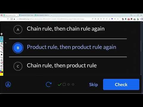 Differentiating using multiple rules: strategy : Khan Academy