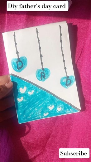 diy father's day card😱😨#shortsfeed #shorts #viralshorts #fathersday