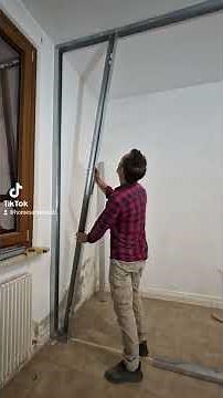 Come realizzare una parete divisoria in cartongesso. part.1 #ristrutturazione #drywall #edilizia