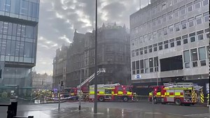 🚨 A major operation is under way in the city centre after a fire broke out at the Jenners building | Edinburgh Evening News