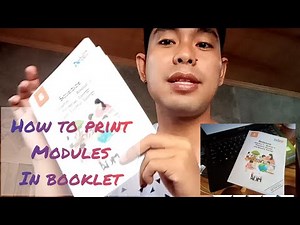 How to Print Module in Booklet Form using Foxrit Phantom PDF