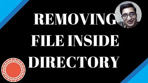 Command Prompt Tutorial for Beginners 2019 Part 6 Removing File inside a Directory using del Command