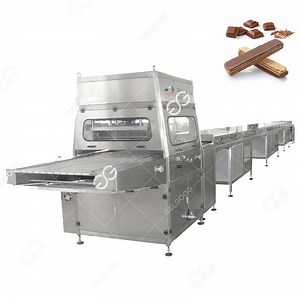 [Hot Item] 380V PLC Chocolate Wafer Production Line Chocoalte Enrobing Line Equipment